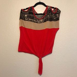 Love J Color Block Blouse